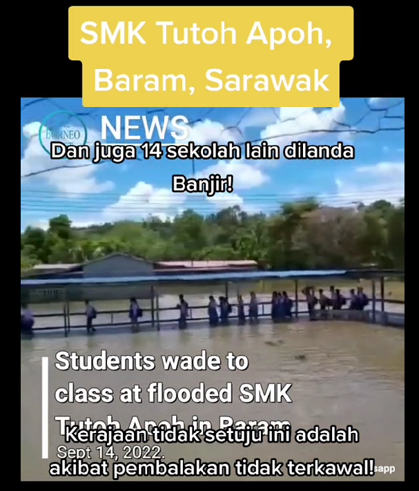 Banji di SMK Tutoh Apoh , Baram (14  September 2022)