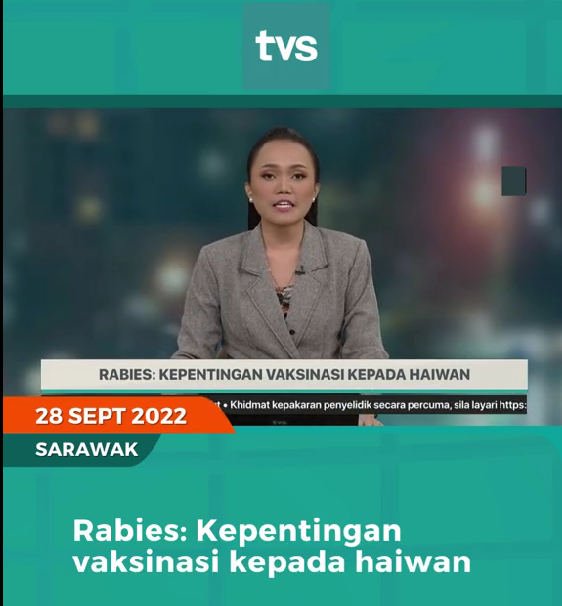 Rabies : Kepentigan Vaksinasi Kepada Haiwan (28 September 2022)